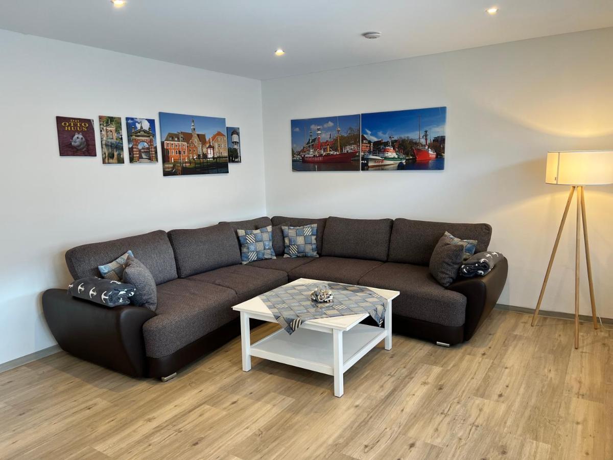 Ferienwohnung Wippsteert - 5 Sterne - Mit Balkon Und Pkw Stellplatz Emden Eksteriør billede